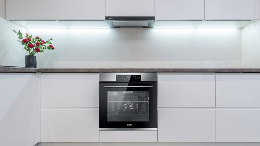 Oven in the kitchen