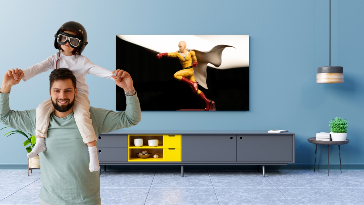 Man Cave with LED TVs