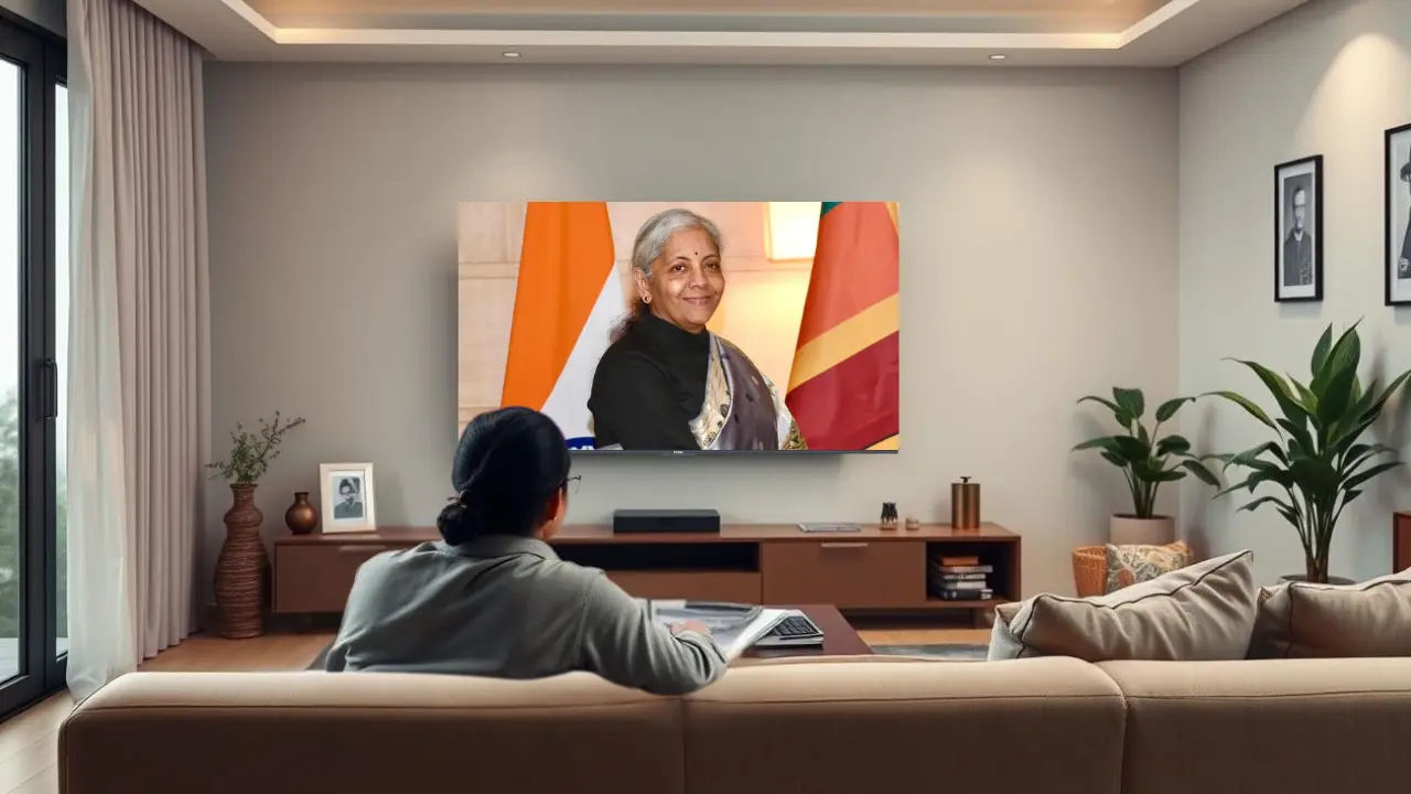 Watch Nirmala Sitharaman's Speech on Budget 2025-26 in Stunning 4K LED TV