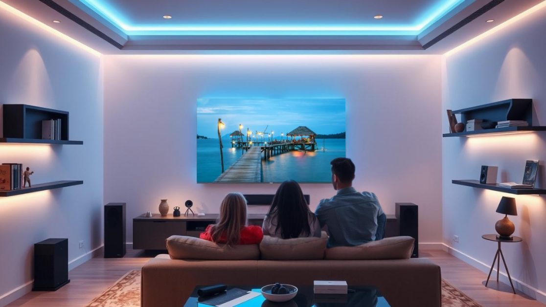 AI Powered TV adjust picture setting automatically