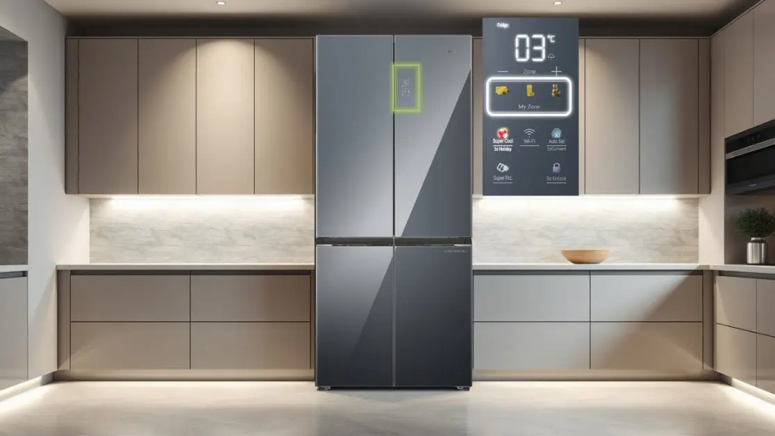 Customizable Storage in 4 door refrigerator with My Zone