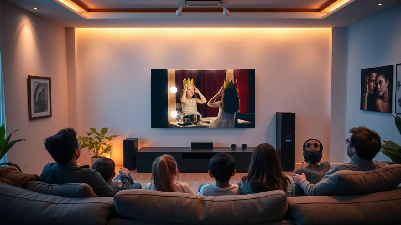 Make Home Theater Setup with QLED TV