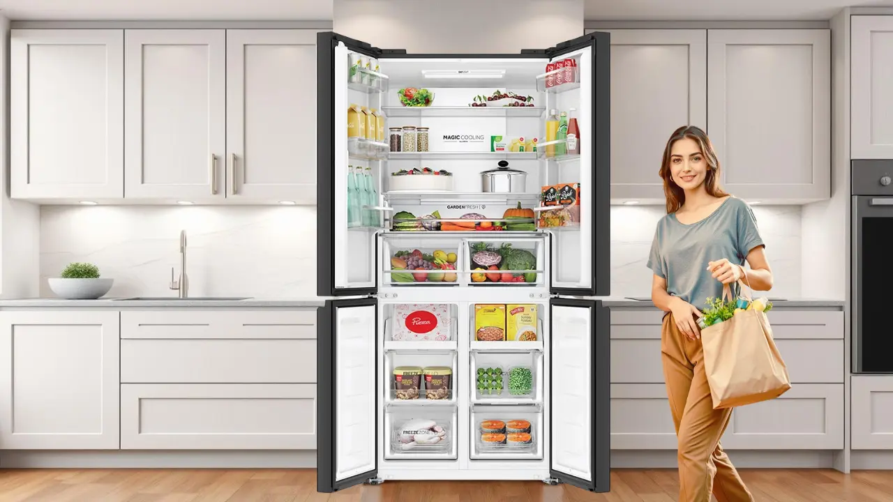 Make the Most of a Large 4-Door Refrigerator