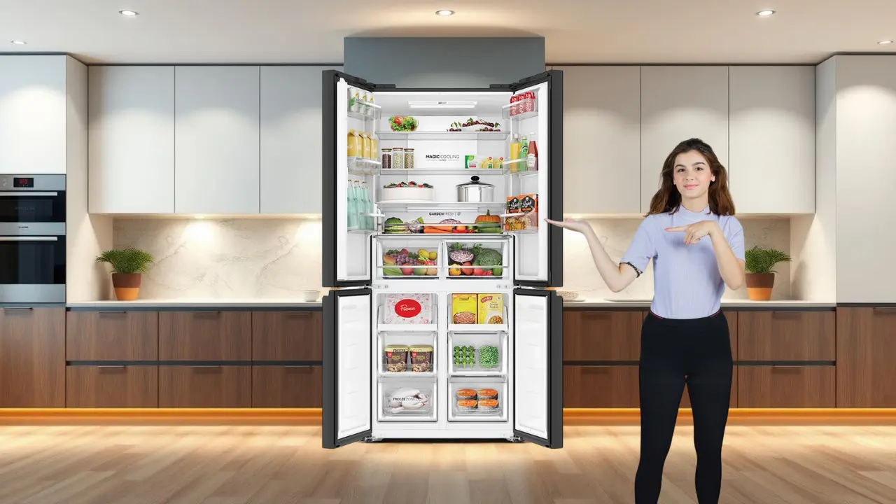 Organize a 4-Door Refrigerator