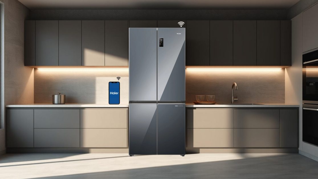 Smart AI Refrigerator at home