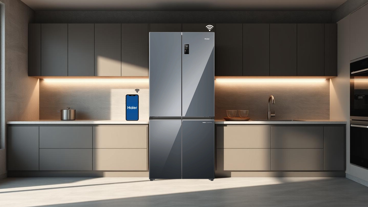 Smart AI Refrigerator at home