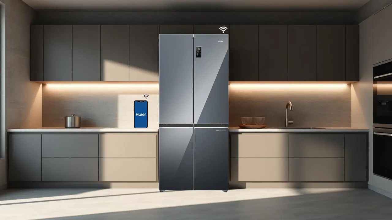 Smart AI Refrigerator at home