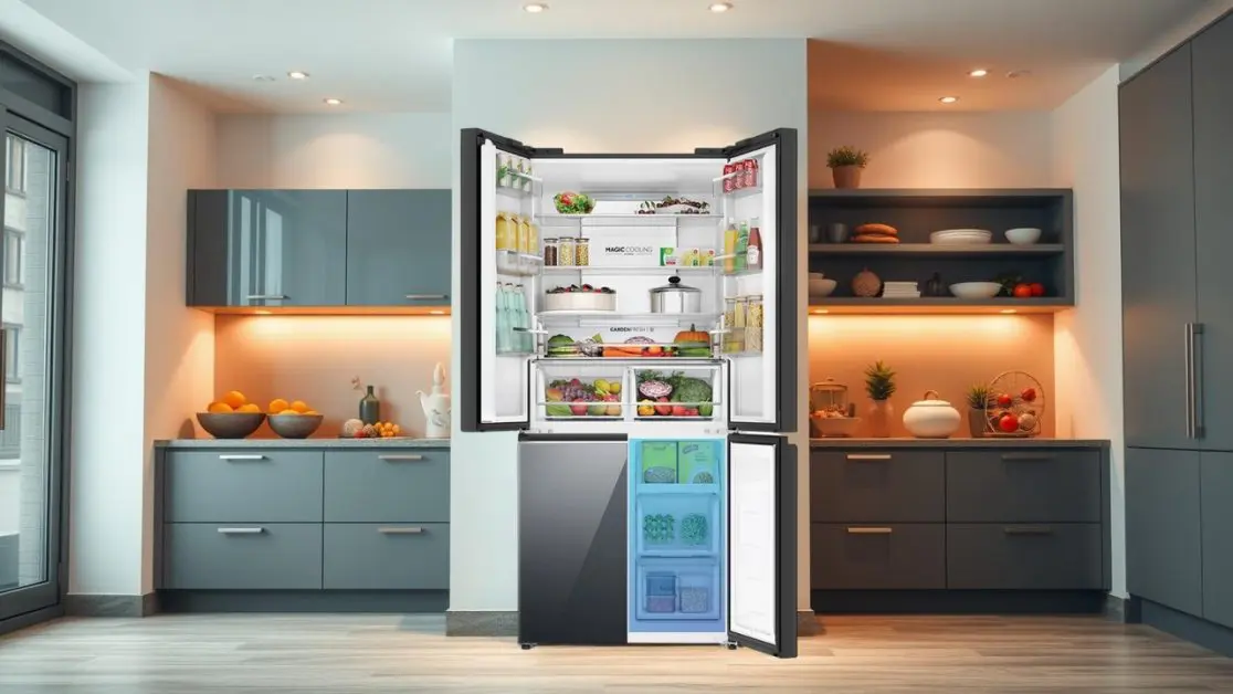 Get Convertible Feature in 4 door refrigerator