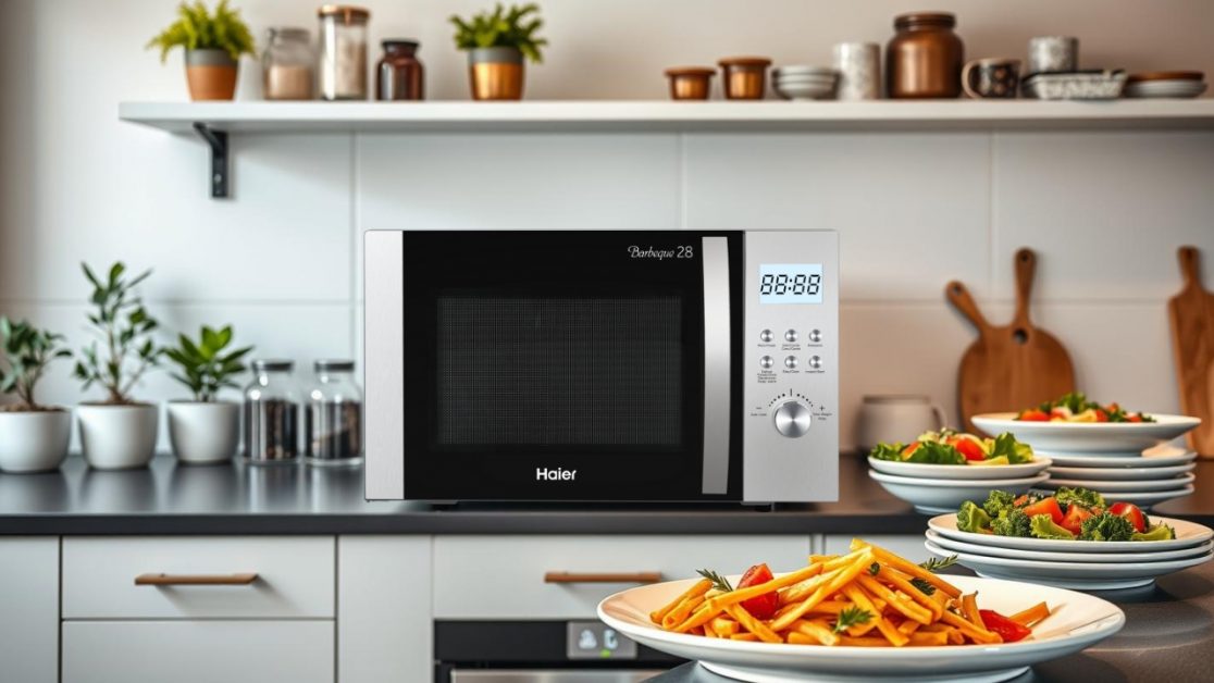Deodorizer feature in microwave