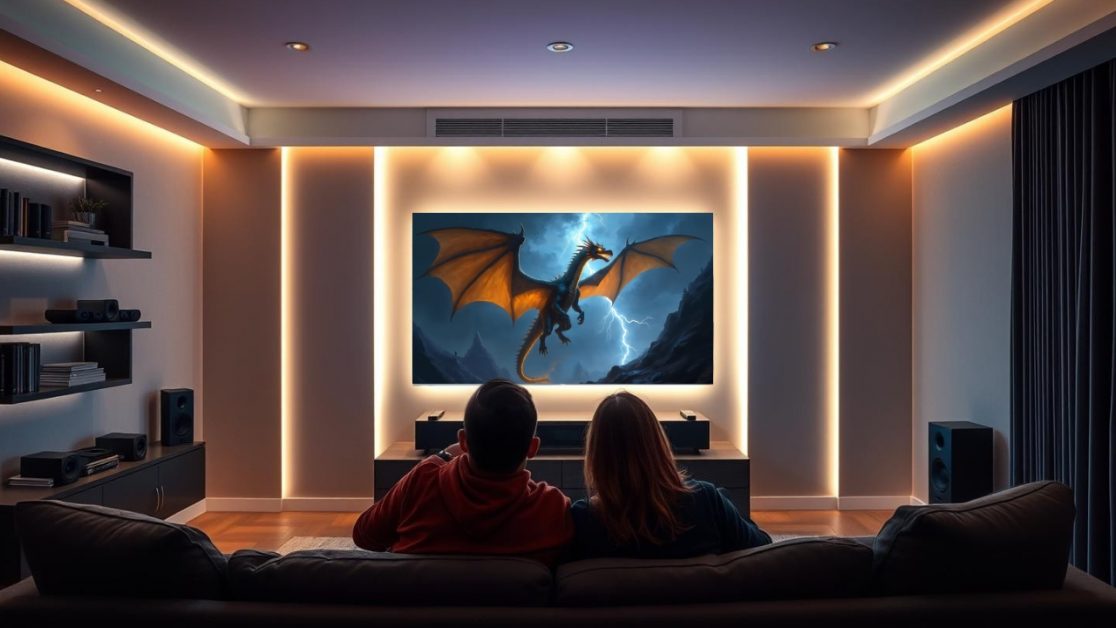 Watch Movies in Mini LED TV with high refresh rate