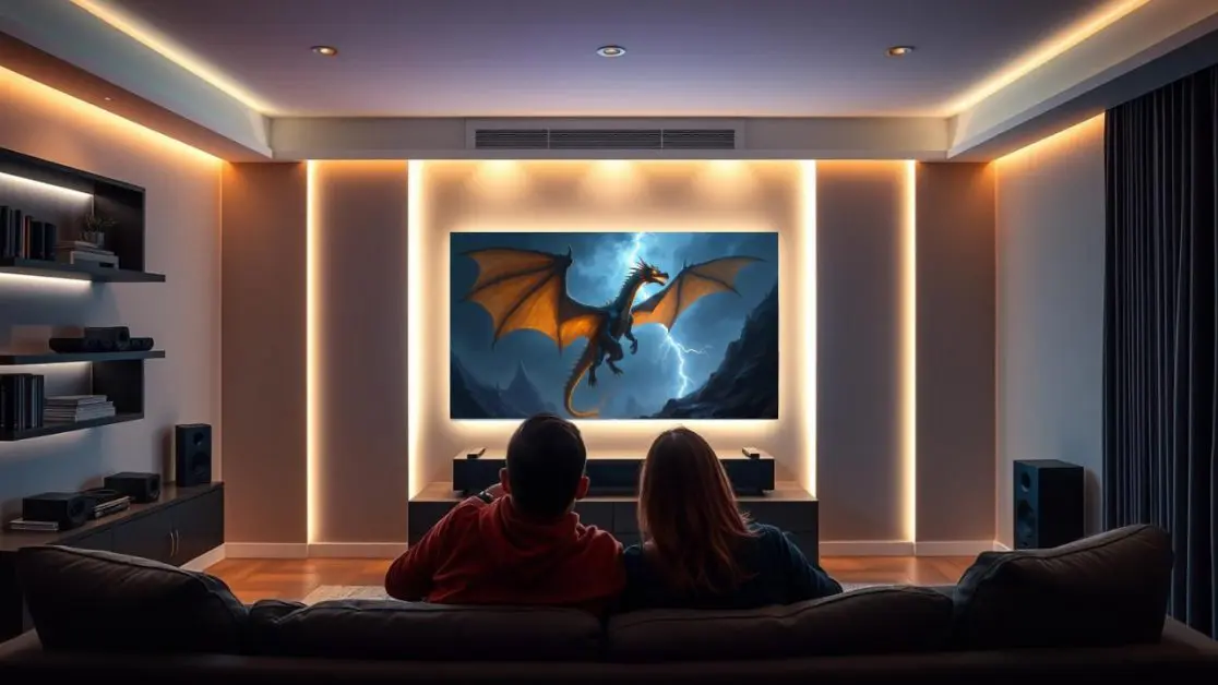 Watch Movies in Mini LED TV with high refresh rate