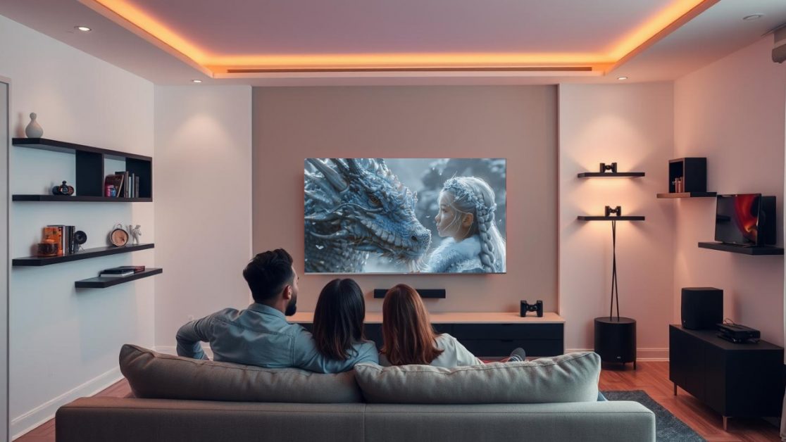 Watch Next gen content in Mini LED TV
