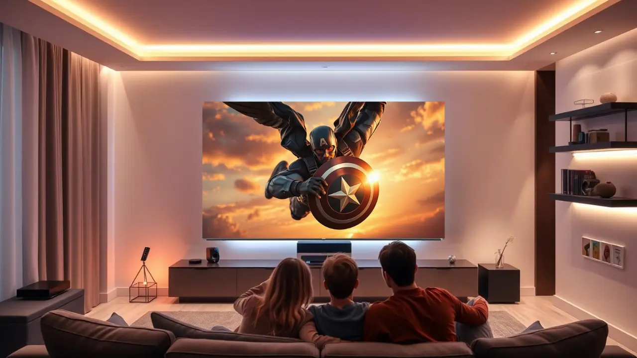 Captain America’s Streaming in Mini LED TV