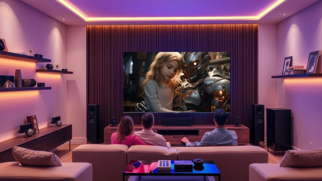 LED TV with anti glare screen
