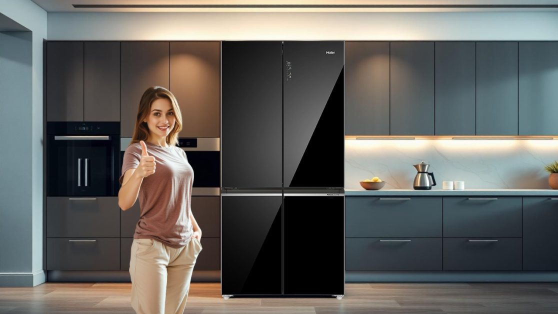 Mirror Glass Finish Refrigerator