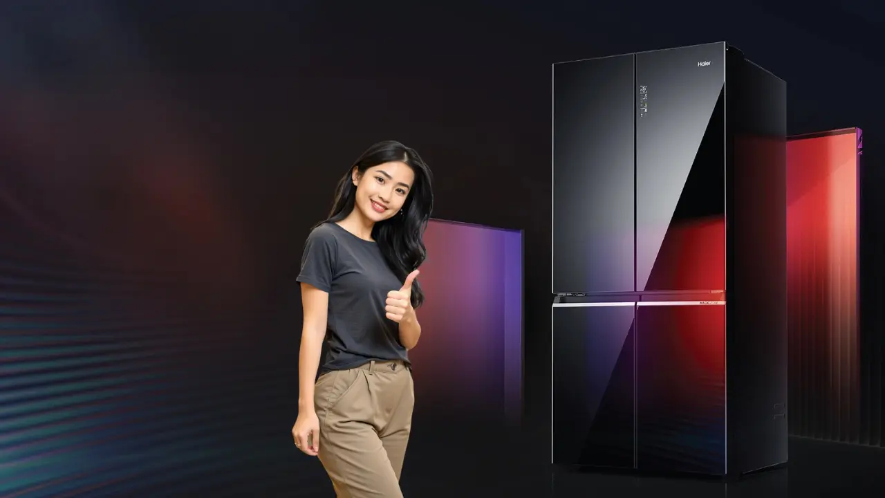 Mirror Glass Refrigerator is a Style Statement