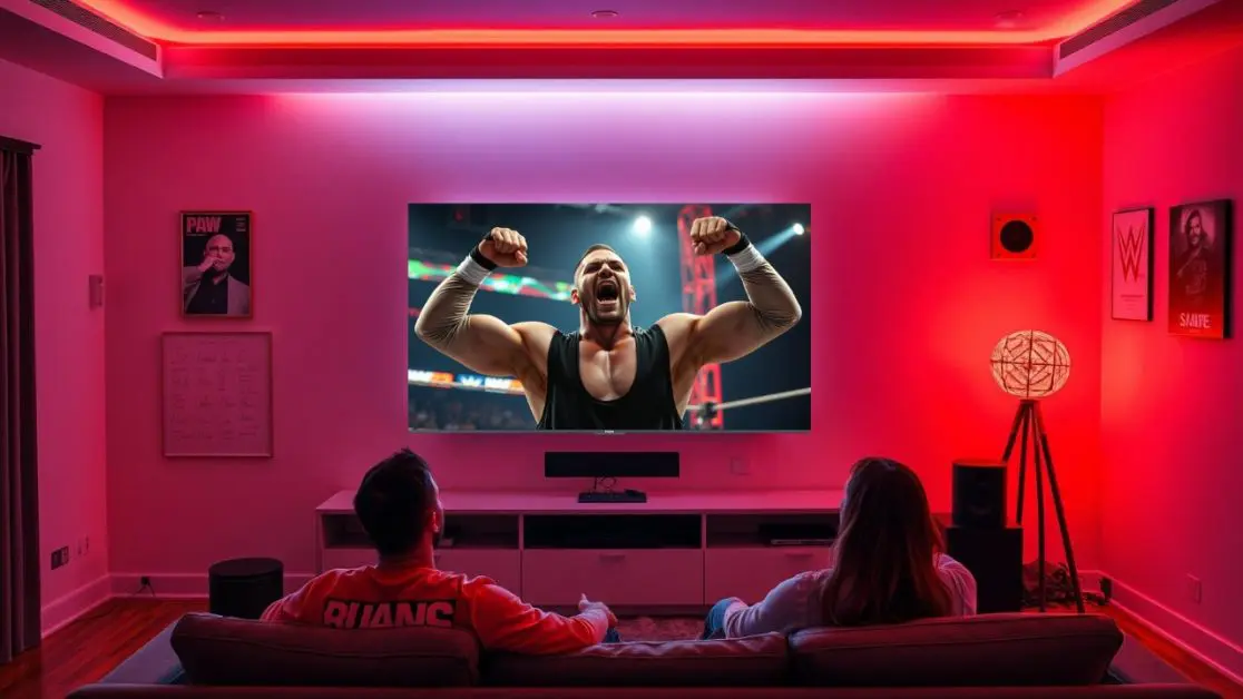 Watch WWE Raw in QLED TV