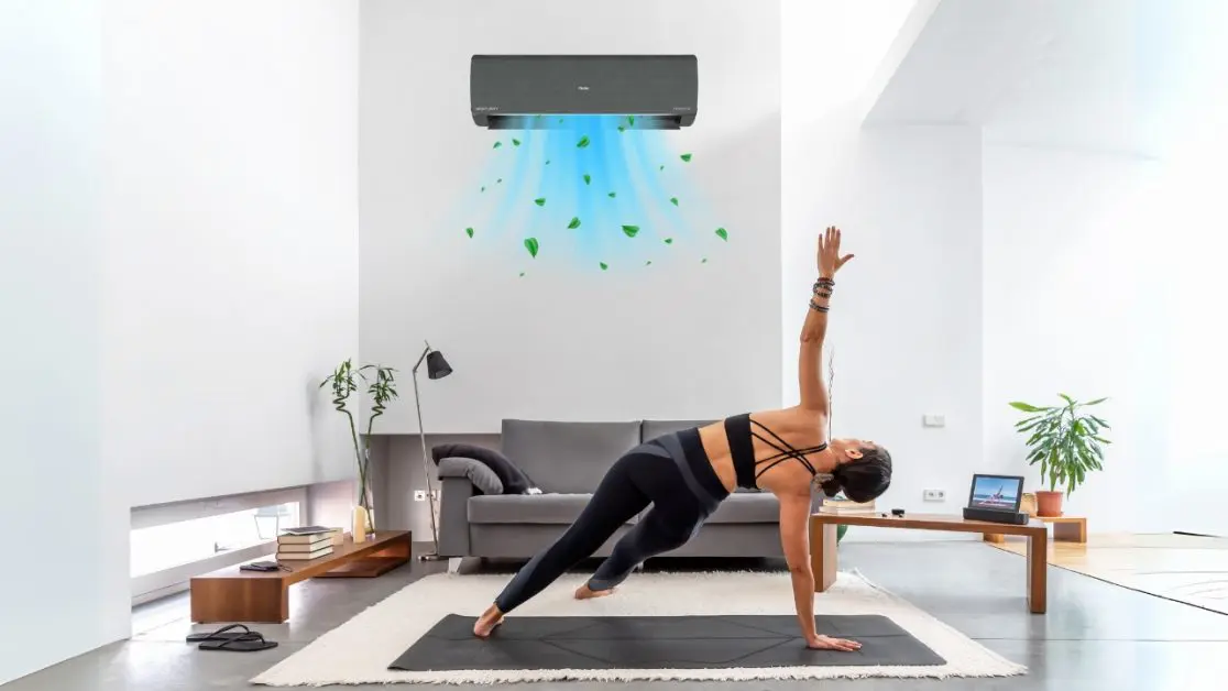 AC Mode Creates the Perfect Ambience for Indoor Yoga Practice