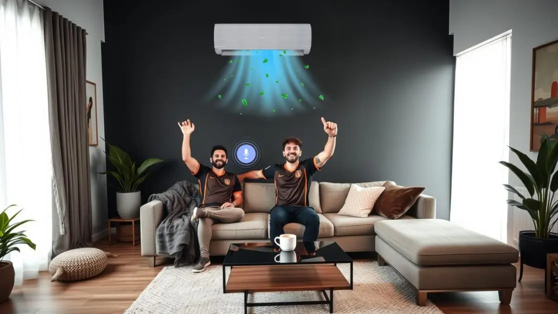 App and Voice Control in Air Conditioner