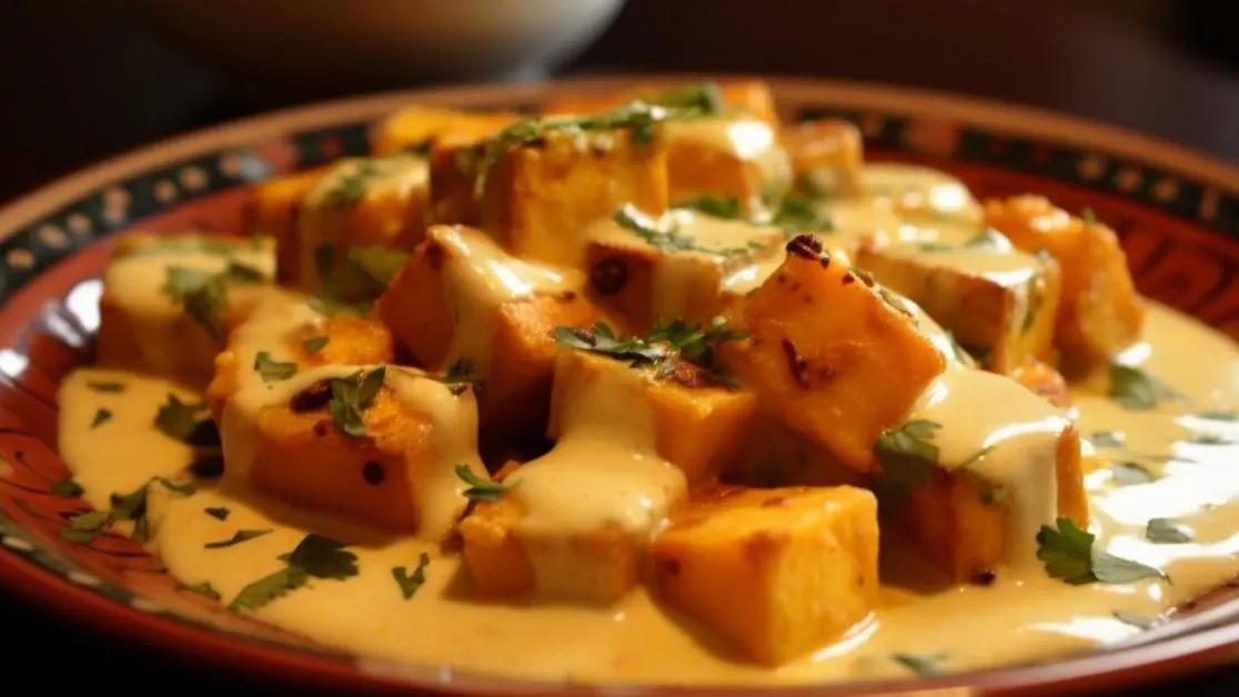 Marinated paneer