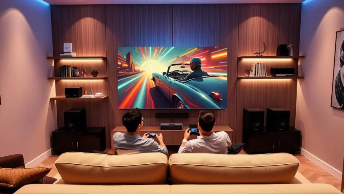 Mini LED TV for Racing Games