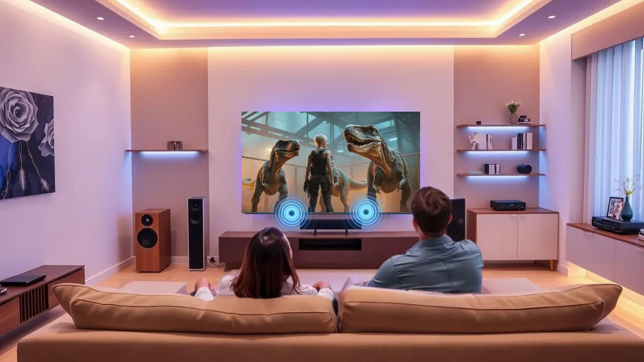 Mini LED TV sound by KEF