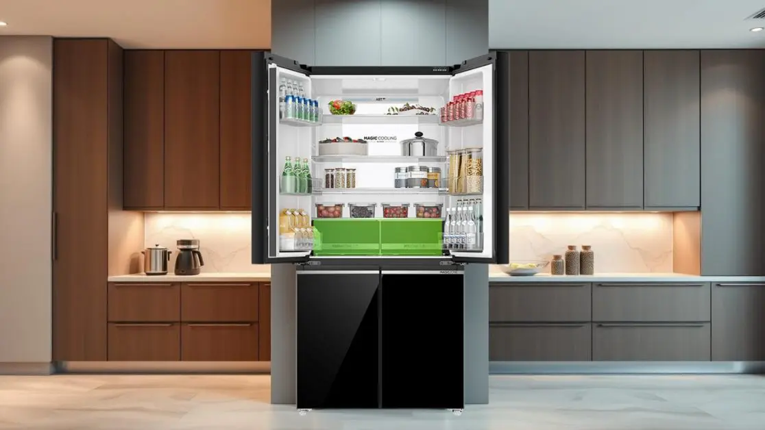 Separate Dry and Wet Storage space in refrigerator