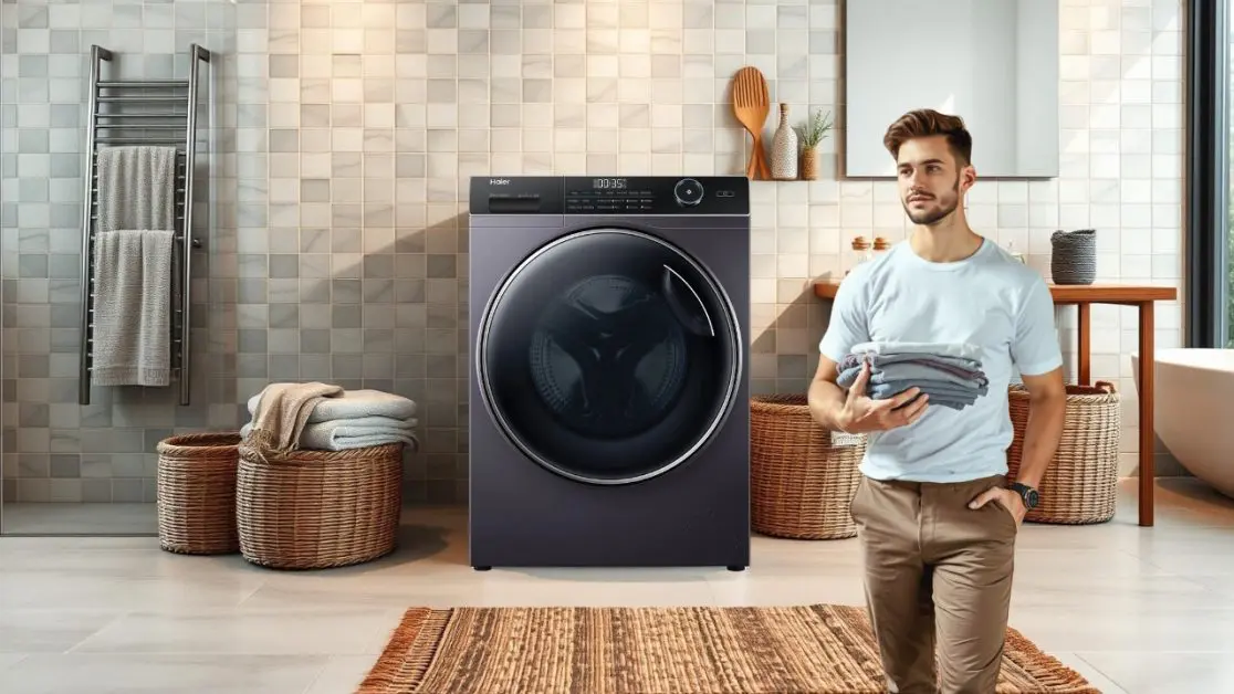 Use washer-dryer combo in a washing machine