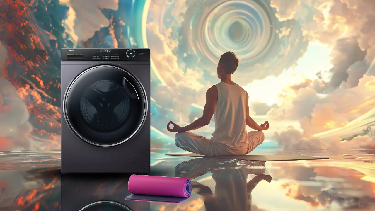 Wash Yoga mats in front load washing machine easily