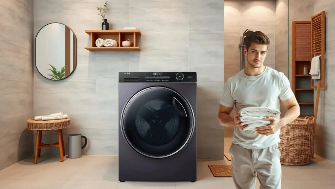 Washer-Dryer washing machine handles Guest Linen Like a Champ