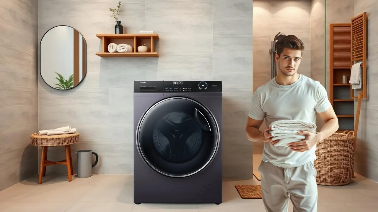 Washer-Dryer washing machine handles Guest Linen Like a Champ