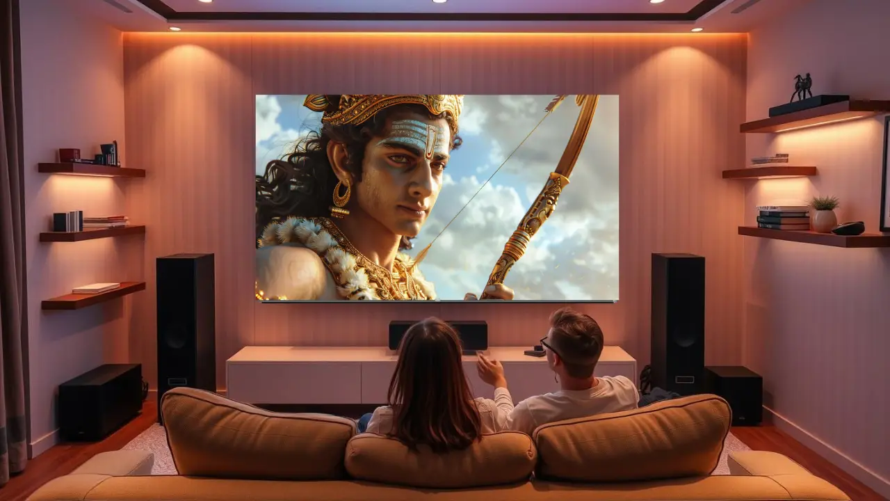 Watch Mahabharat on a Mini LED TV