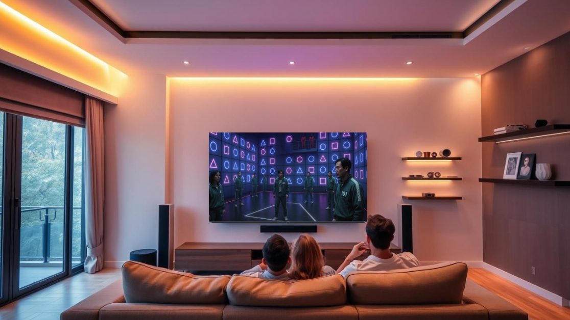 Watch a Survival Game in Mini LED TV