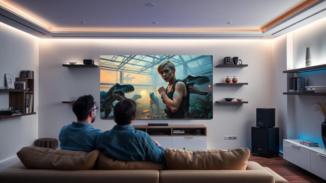 Watch blockbuster movies in Mini LED TV