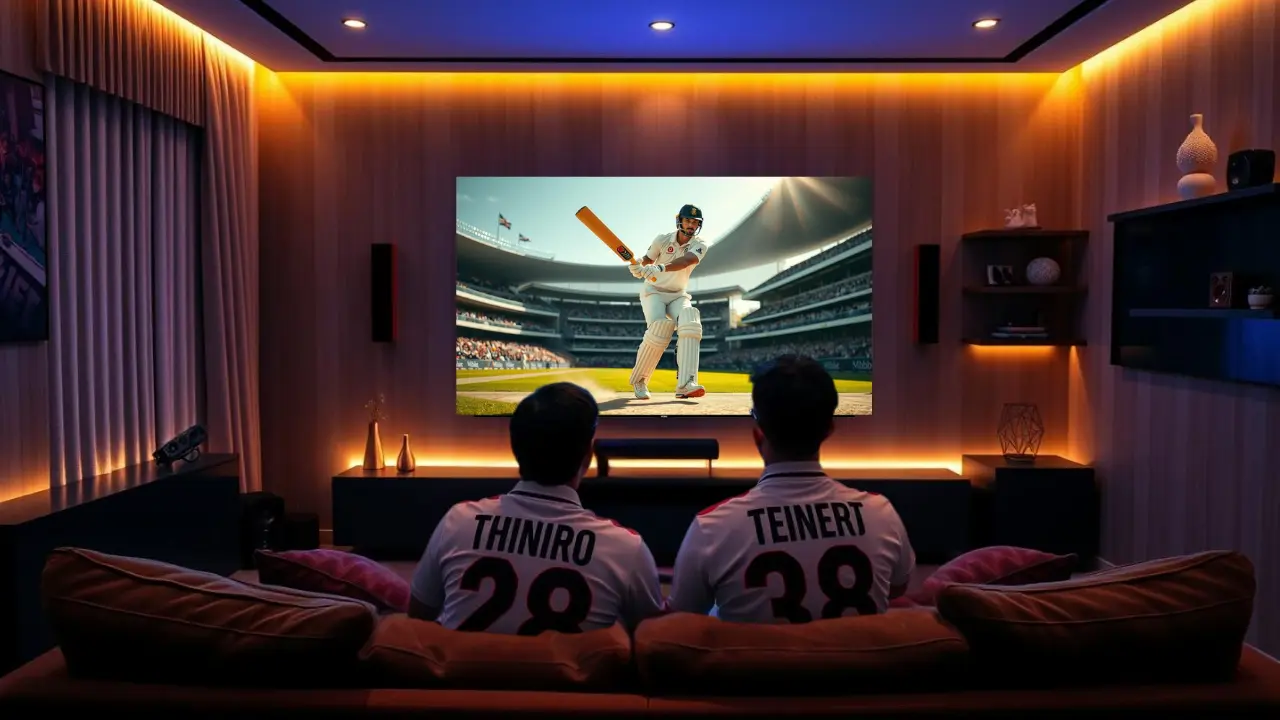 Watch test Cricket in 4K OLED TV