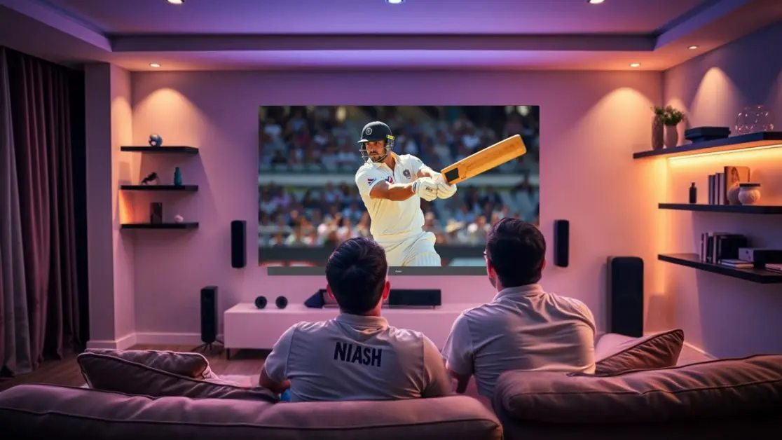 watch cricket in OLED TV