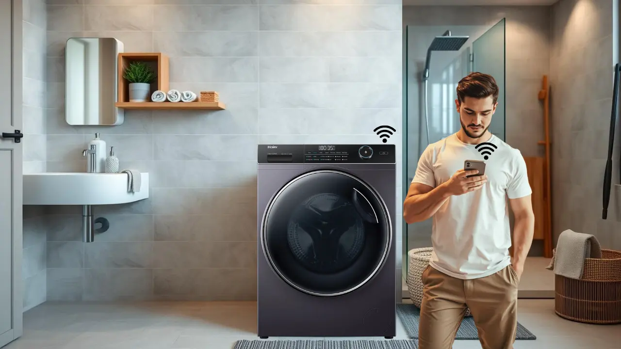App-Based Wash Scheduling in washing machine for men