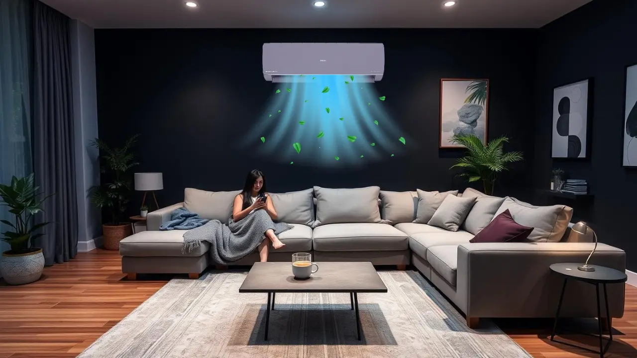 Best AC settings for humid Indian monsoon nights