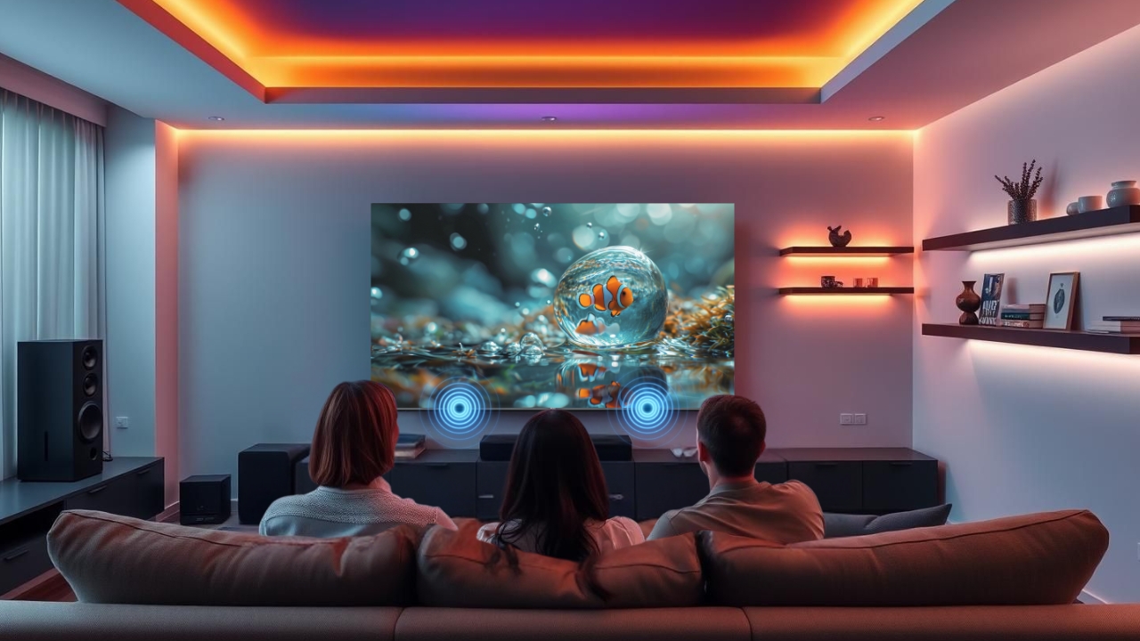 Built-In Speakers in Mini LED TV