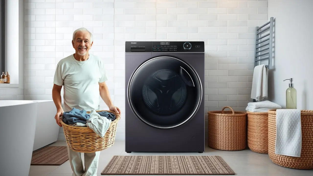 Caring for Elderly Parents with perfect washing machine