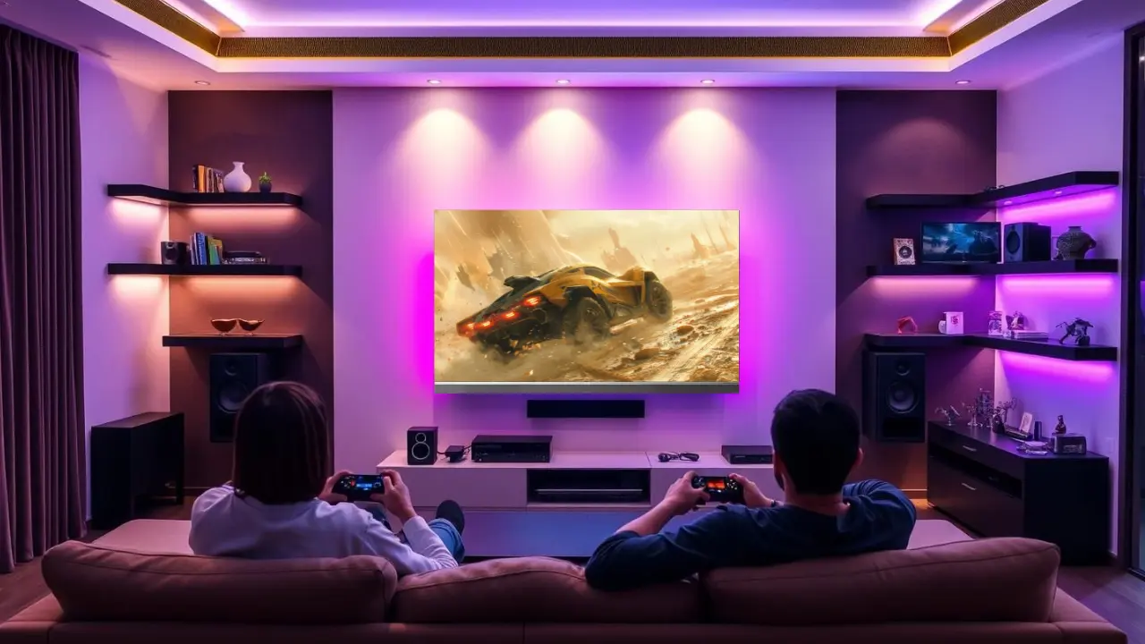 Gaming Trio features in Mini LED TV