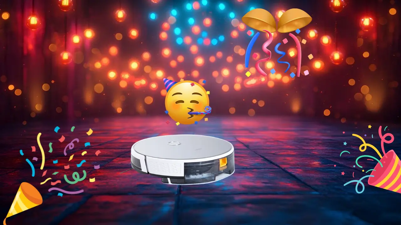 Robot vacuum cleaner Handle the After-Party Mess