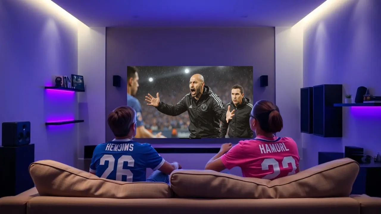 Watch Dramatic football moments with Mini LED TV