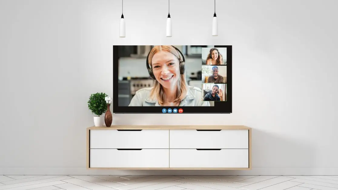 Work-from-Home TV Setup