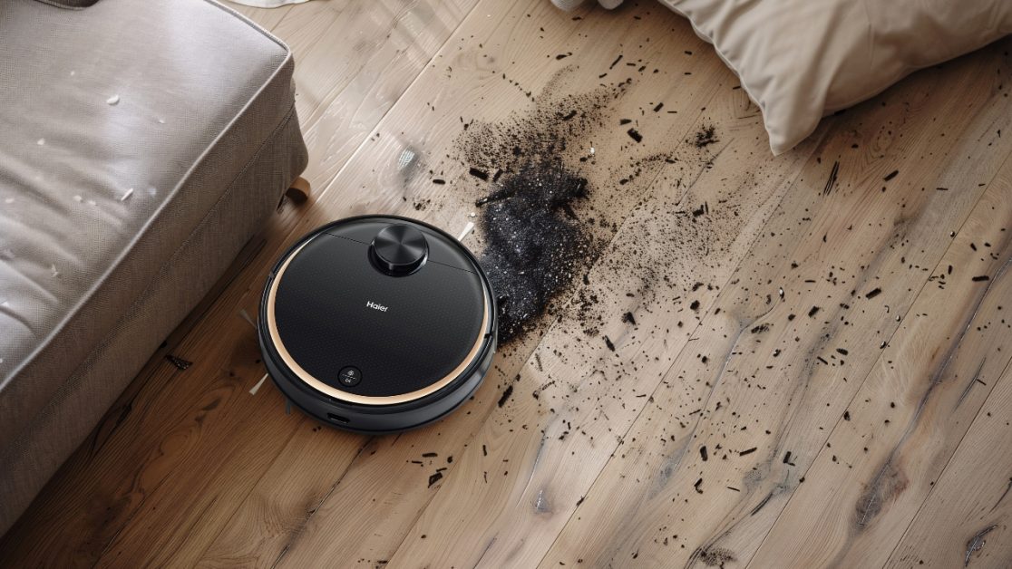 Clean Dusty Floors with robot vacuum cleaner