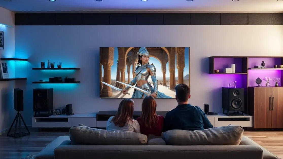 Enjoy Movies in Big Screen TV