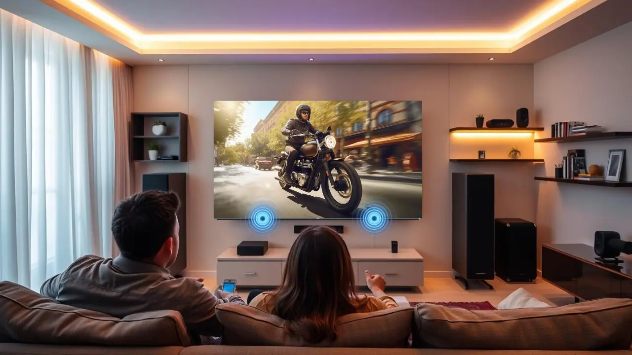 Get Perfectly tuned audio in Mini LED TV