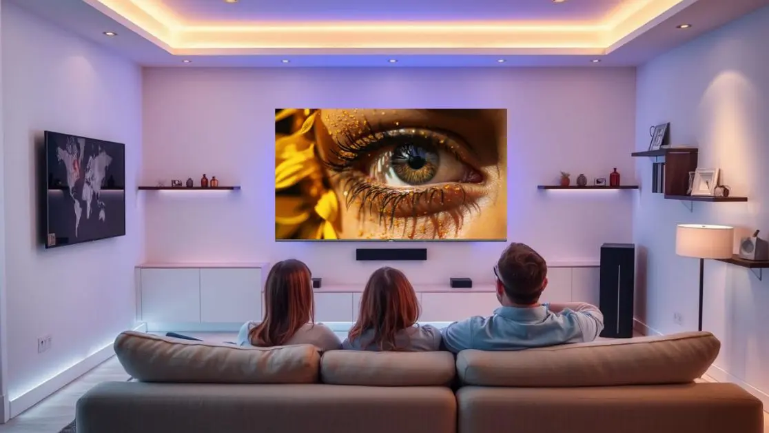 Movie buff in QLED TV