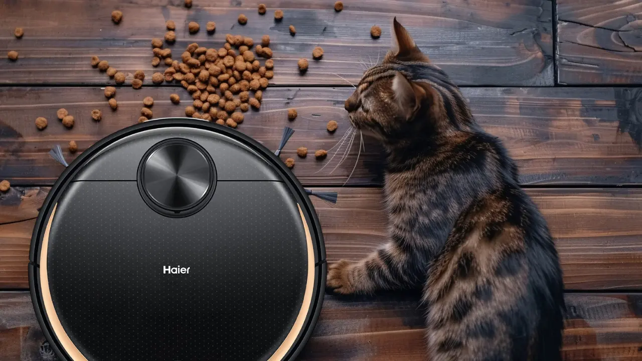 Robot vacuum cleaner suction can handle pet hair like pro