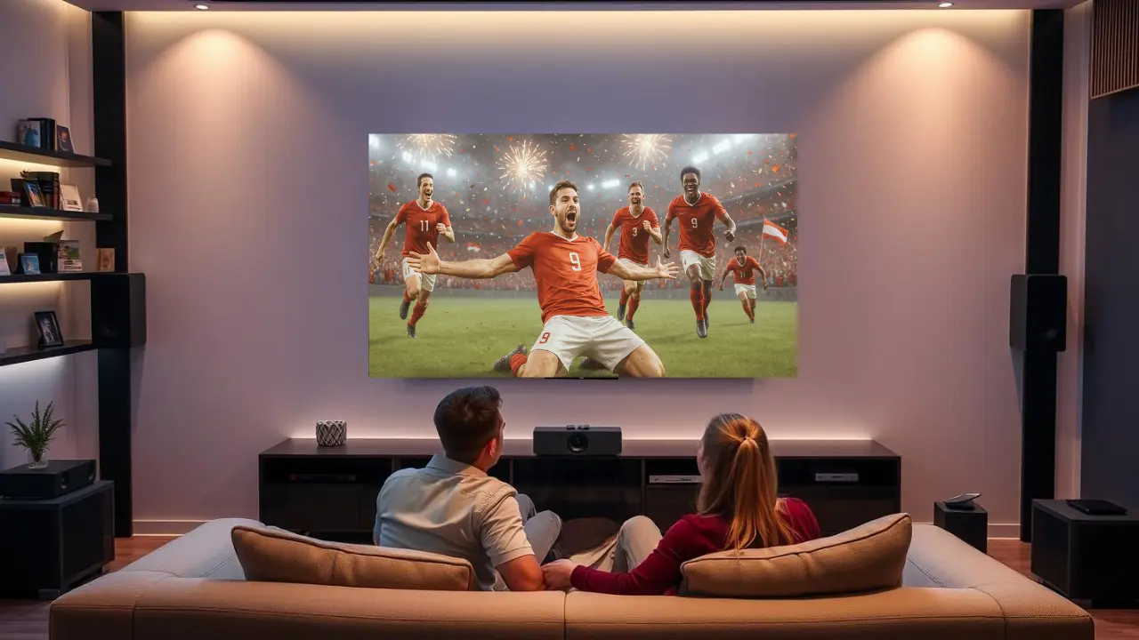 Watch Fifa in OLED TV